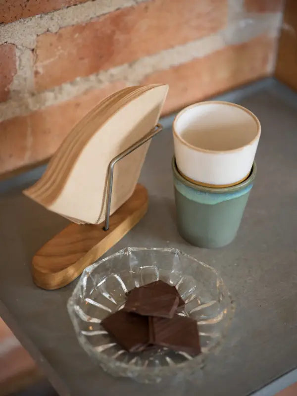 DD Kaffefilterhållare i Teak - Kaffefilter