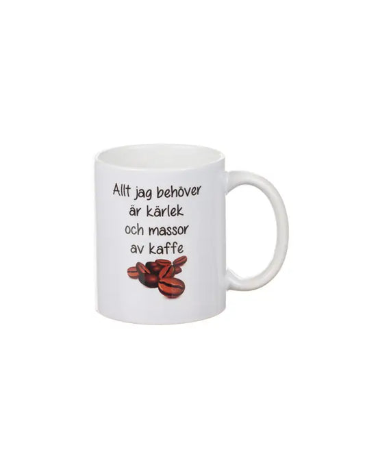 DD Mugg Kaffe Kärlek nr 2 - Mugg