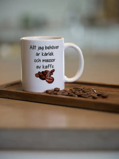 DD Mugg Kaffe Kärlek nr 2 - Mugg