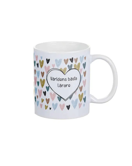 DD Mugg Världens Bästa Lärare - Present