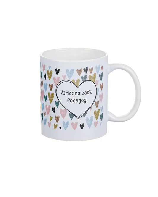 DD Mugg Världens Bästa Pedagog - Present