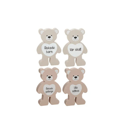 DD Nalle med text - Barn/baby