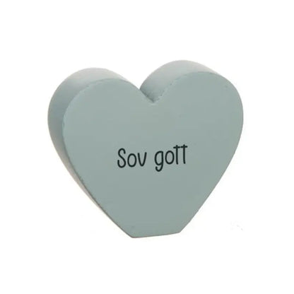 DD Stående Hjärta med text - Present