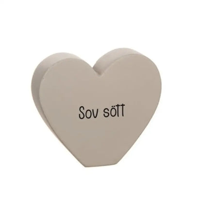 DD Stående Hjärta med text - Present