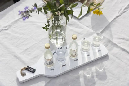 DD Träbricka snaps vit helan går - Present