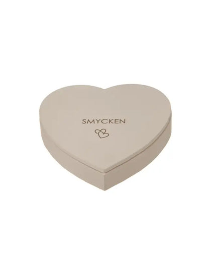 DD Trälåda Hjärta ’ Smycken’ 20x20cm - Smycken