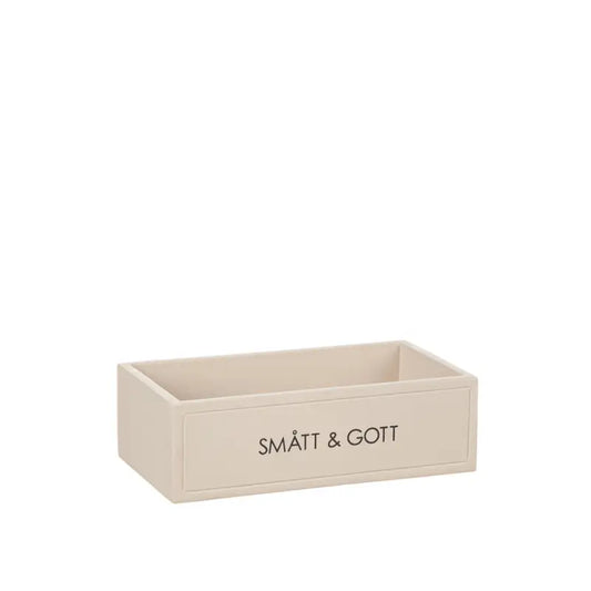DD Trälåda ’ Smått & Gott ’ sand 11x20 cm - trälåda