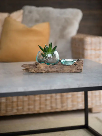 DD Trärot skål/ljus - Trärot