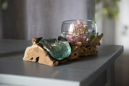 DD Trärot skål/ljus - Trärot