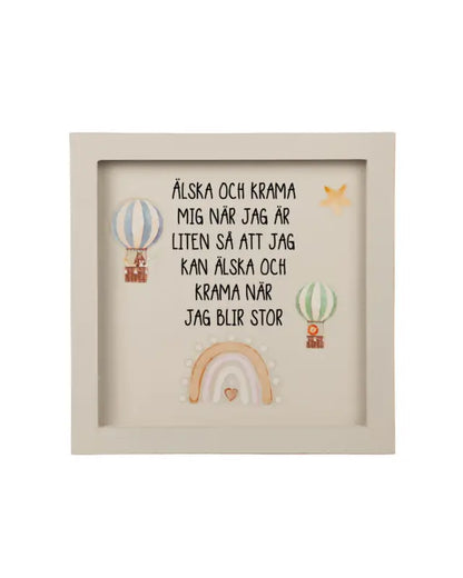 DD Trätavla ’Älska och Krama Mig’ - trätavla