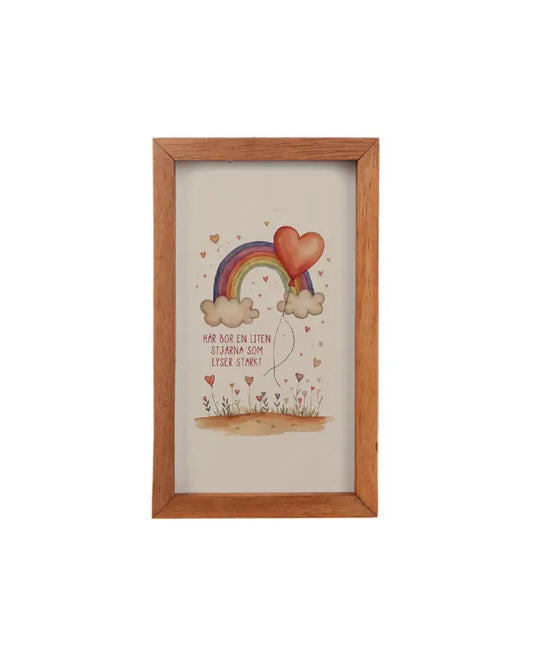 DD Trätavla ’En liten stjärna..’ - Tavla