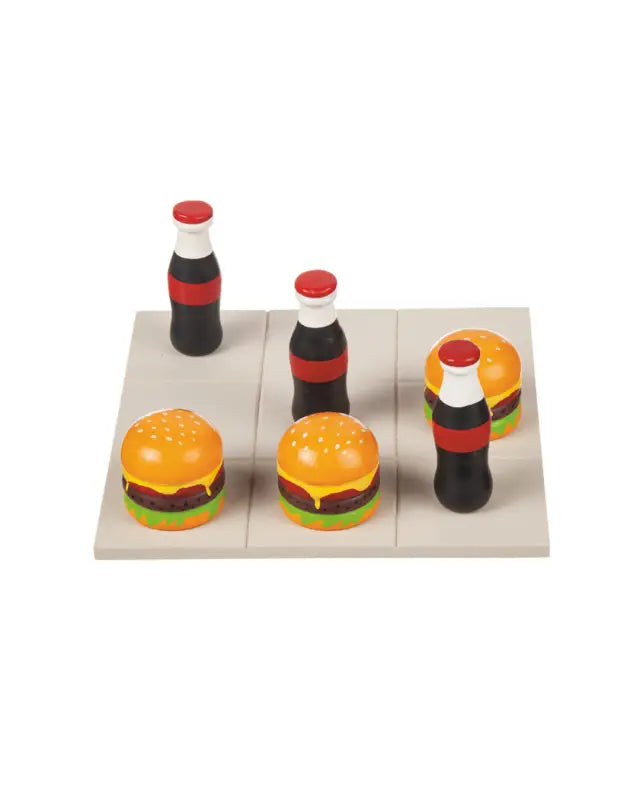 DD Tre i rad ’cola & burgare’ - Spel