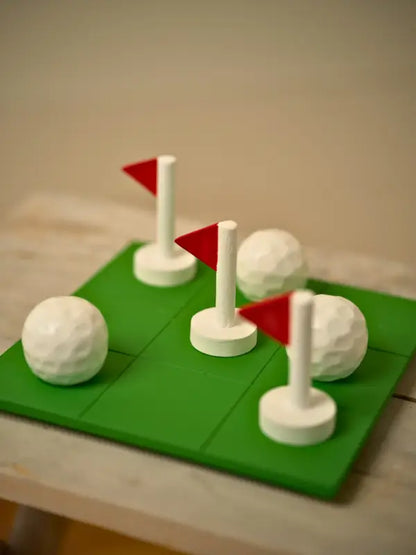 DD Tre i rad trä Golf 19x19cm - Spel