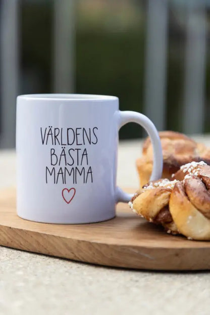 DD Världens Bästa Mamma mugg - Kaffekopp