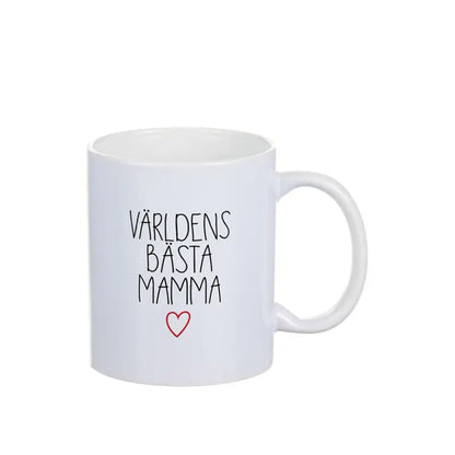 DD Världens Bästa Mamma mugg - Kaffekopp
