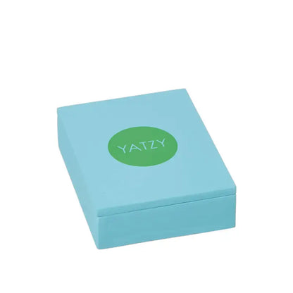 DD Yatzy i trä färg 10x13 cm - Blå - Yatzy