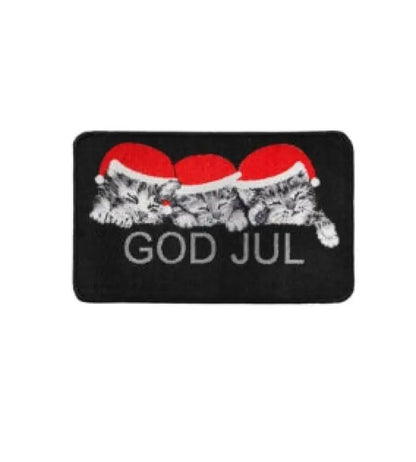 Dörrmatta Katt med Luva 45x75 cm - Dörrmatta