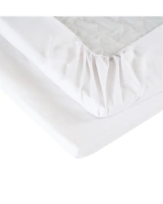 Dra på lakan spjälsäng 60x120cm vit - Spjälsäng