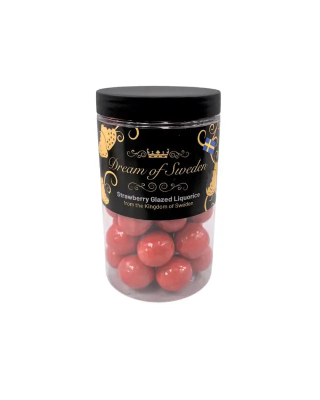 Dream of Sweden Strawberry Glazed Liquorice 250g - Konfektyr