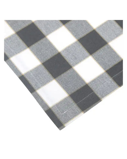 Duk Ted 140x250 cm mörkgrå/sand/vit - Textil