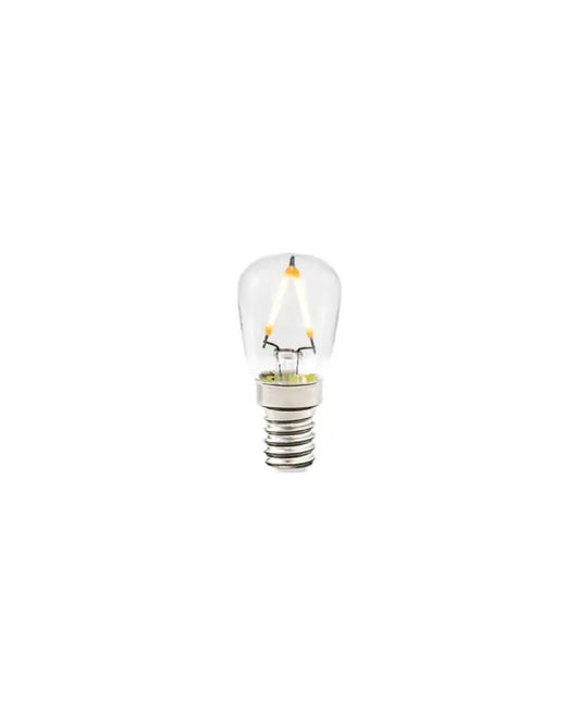 E14 Filament 1W T26/päron klar 2-pack - Glödlampa