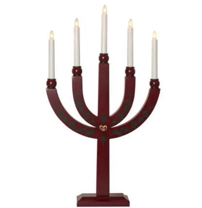 Elias Tradition röd julstake - Adventsljusstake