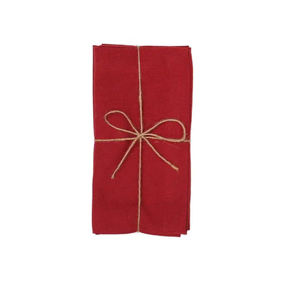 Elin servett 2-pack röd - Tygservetter