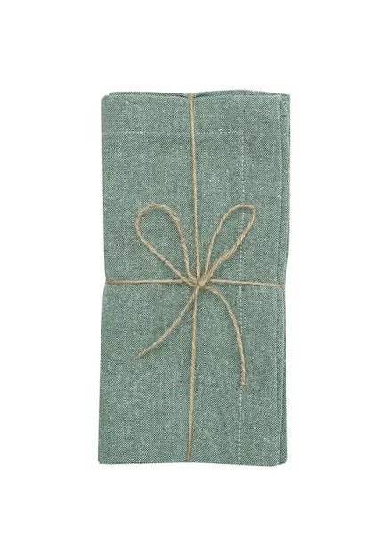 Elin servett/duk 2-pack grön - Tygservetter