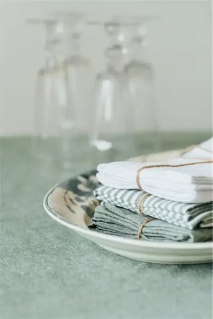 Elin servett/duk 2-pack grön - Tygservetter