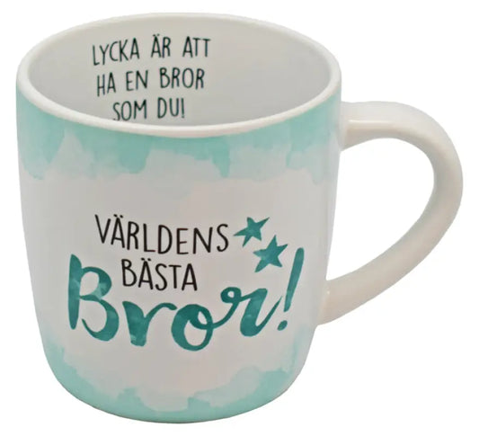 Enjoy mugg Världens bästa Bror - Kaffekopp