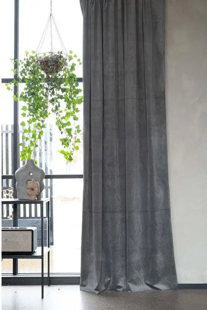 Esther Gardinlängder 2 pack 135x250 cm grå Gardinlängder