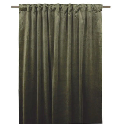 Esther längder sammet mörkgrön 250 - Gardinlängder