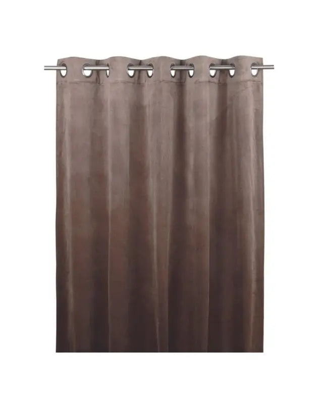 Esther Öljettlängder 2-pack brun 135x250 cm - Gardiner