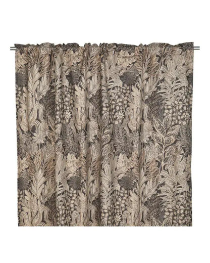 Farah multibandslängder svart 2-pack 140x250 cm - Gardiner