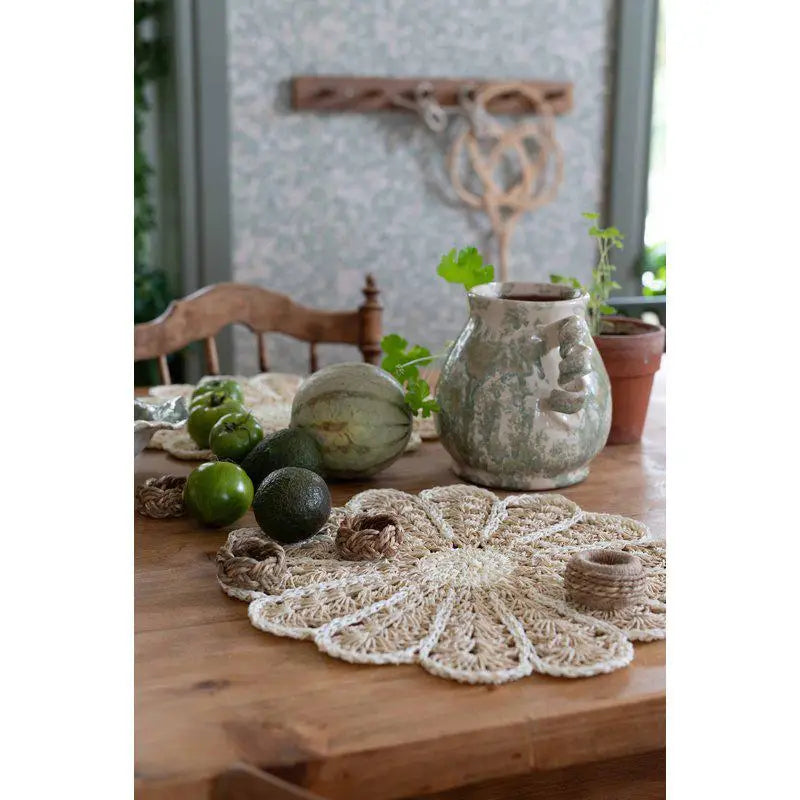 Fia Tablett 38 cm offwhite - Bordsunderlägg