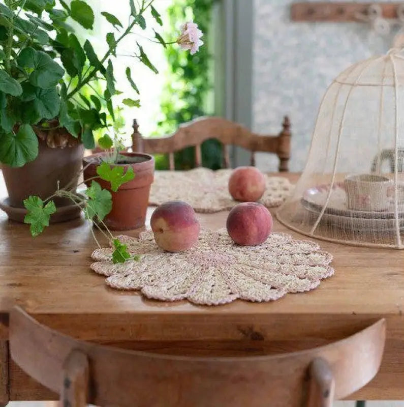 Fia Tablett 38cm rosa - Inredning