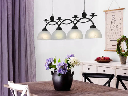 Florens Taklampa 4 kupor i glas - Taklampa