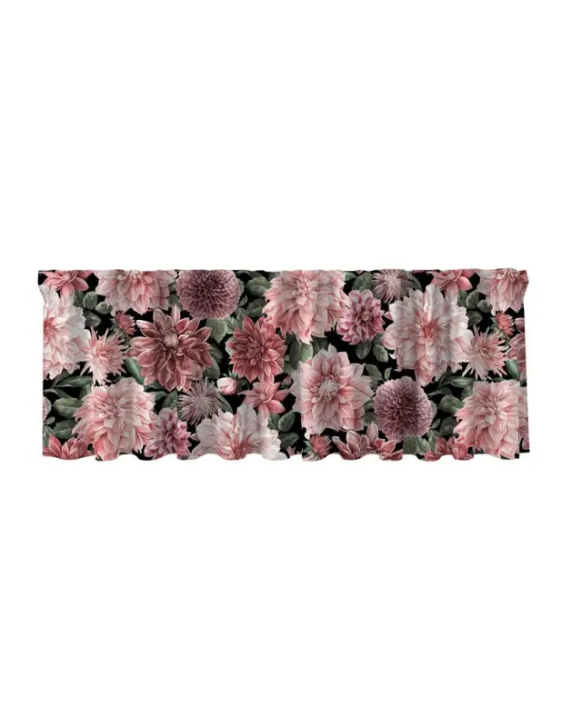 Flowers Dahlia Multikappa 50x250cm svart - Textil