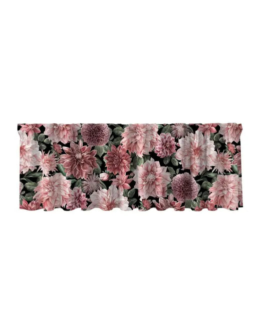 Flowers Dahlia Multikappa 50x250cm svart - Textil