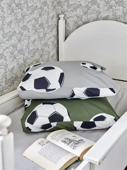 Fotboll Påslakanset Grön - Bäddset