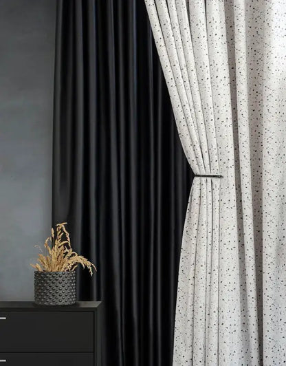 Gardinomtag i stål 2-pack antikmässing - Gardinomtag