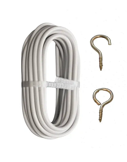 Gardinspiral inkl krok/ögla 5 meter - gardinspiral