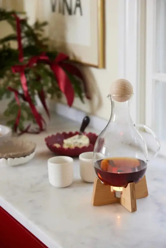 Glöggkanna med värmare nature - Inredning