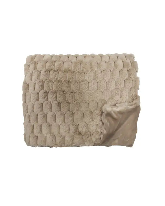 Grace Pläd 150x170 cm sand