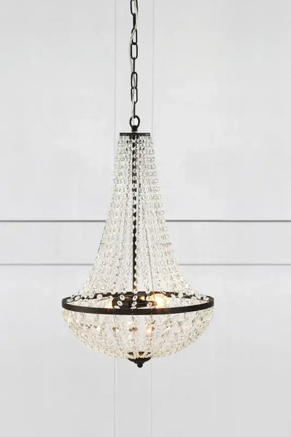 Gränsö kristallkrona 2L Svart - Kristallkrona