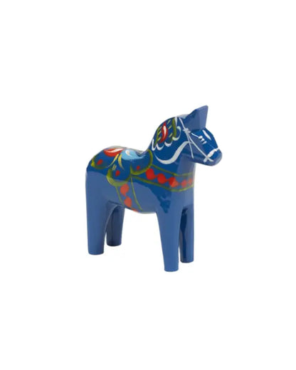 Grannas Dalahäst leksandblå 7 cm - Dalahäst