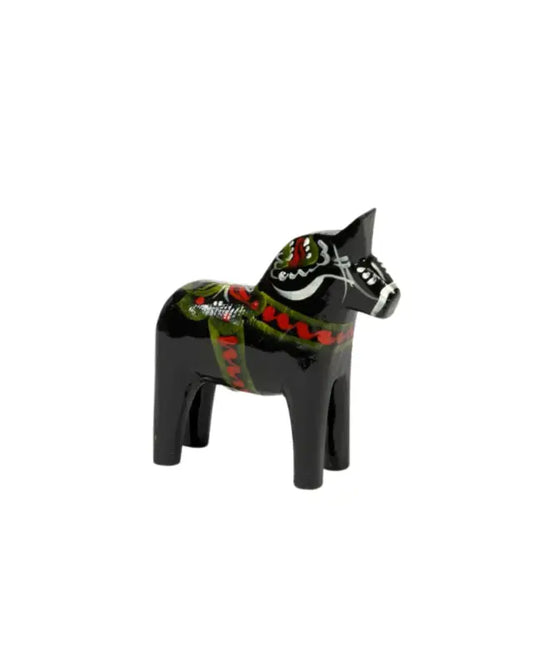 Grannas Dalahäst Svart 7 cm - Dalahäst