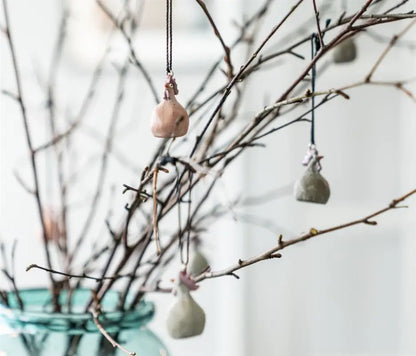 Hängande Höna 6-pack 4cm - Dekoration