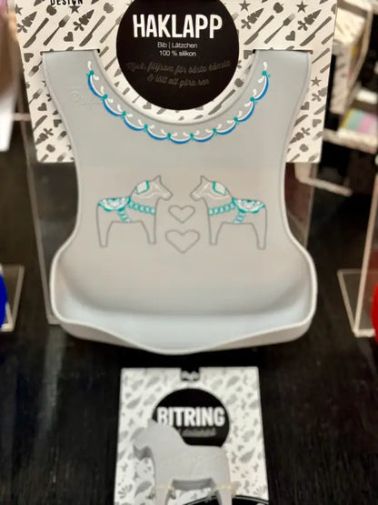 Haklapp Dalahäst grå - Haklapp