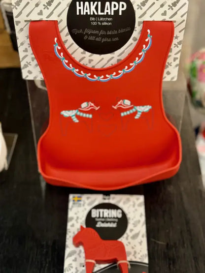 Haklapp Dalahäst röd - Haklapp